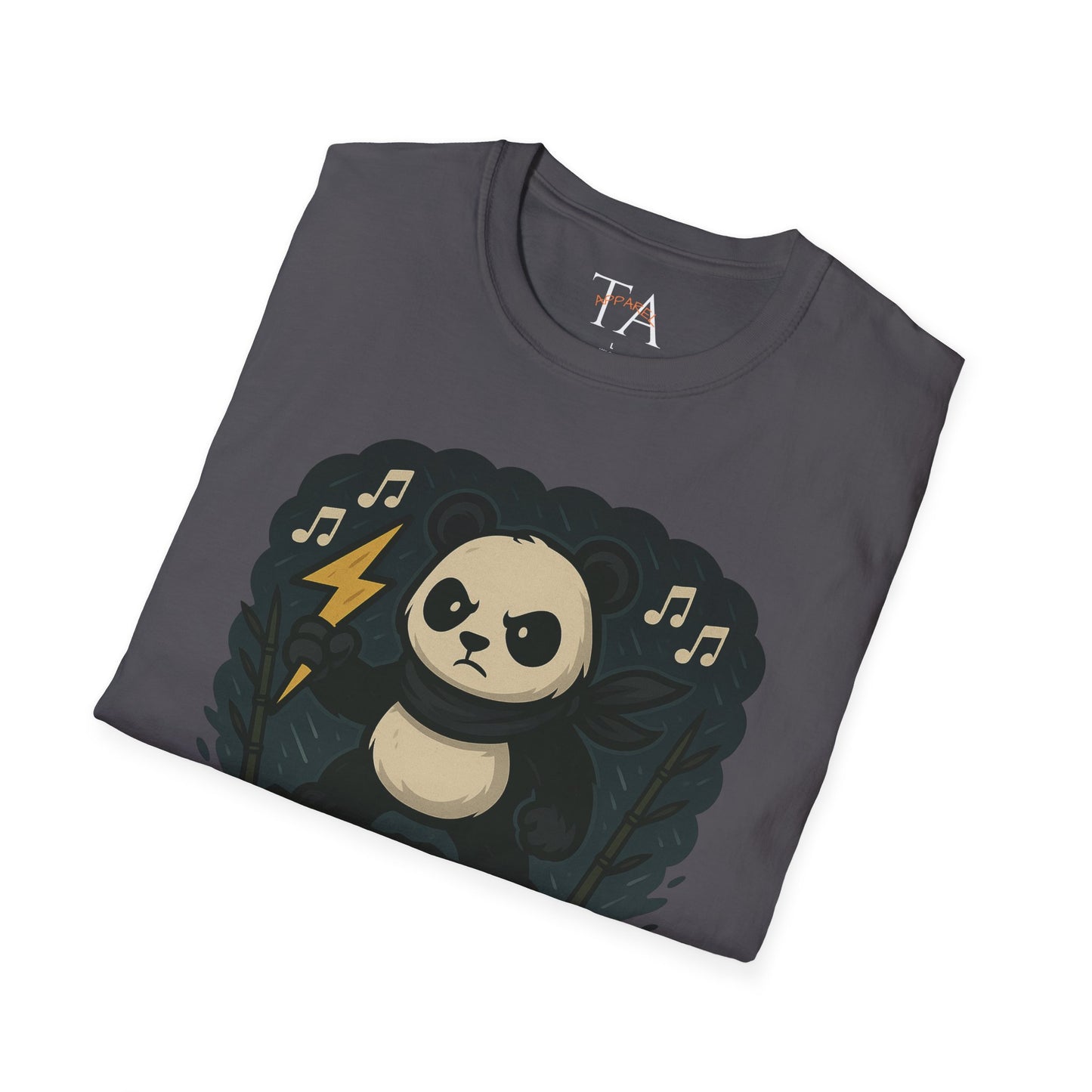 Panda Storm Tee for Animal and Music Lovers - Softstyle T-Shirt