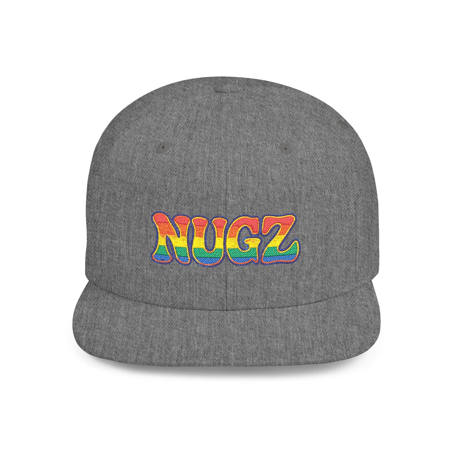 NUGZ Flat Bill Snapback | Trendy Festival Cap