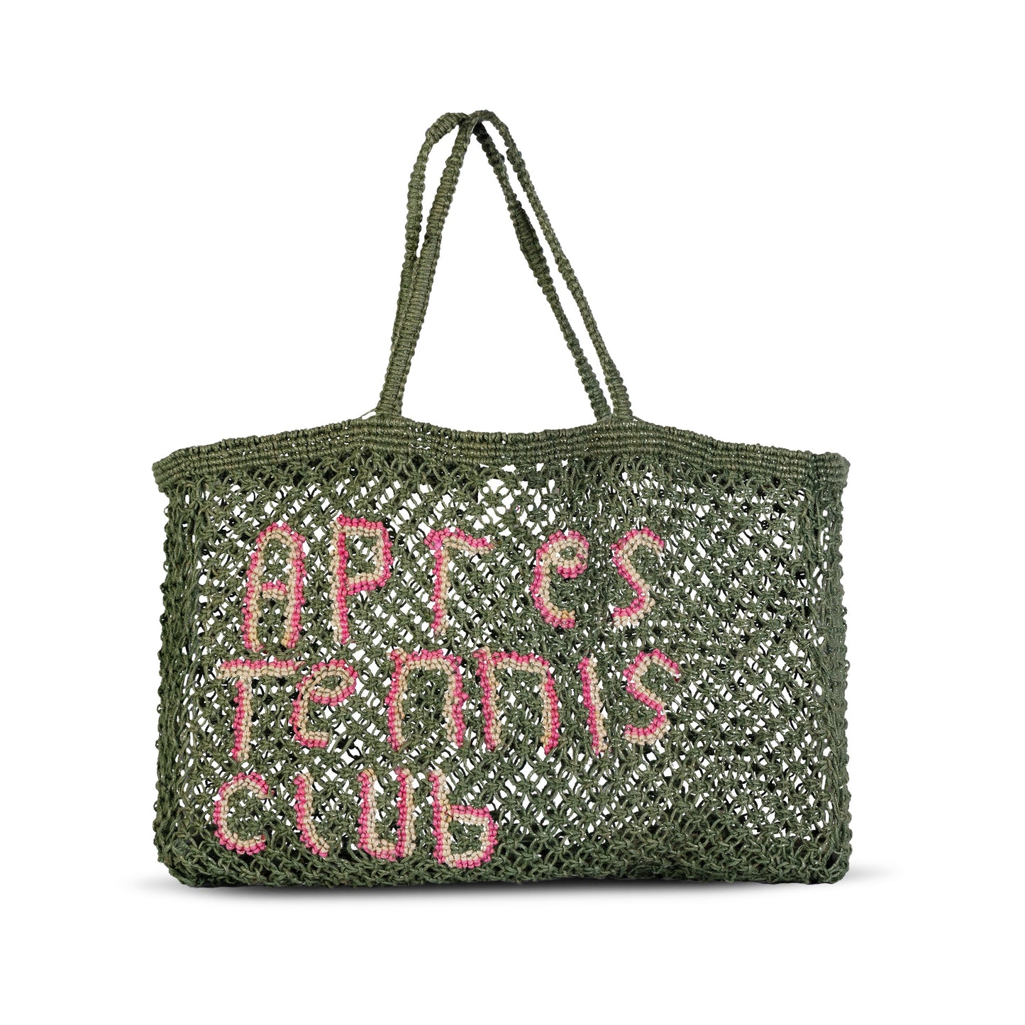 Tin Marin - Apres Tennis Club Woven Jute Tote