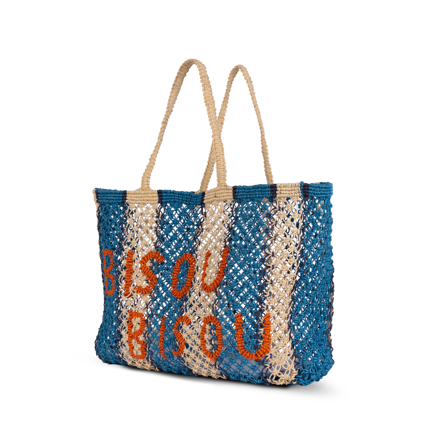 Tin Marin - Bisou Bisou Woven Jute Tote