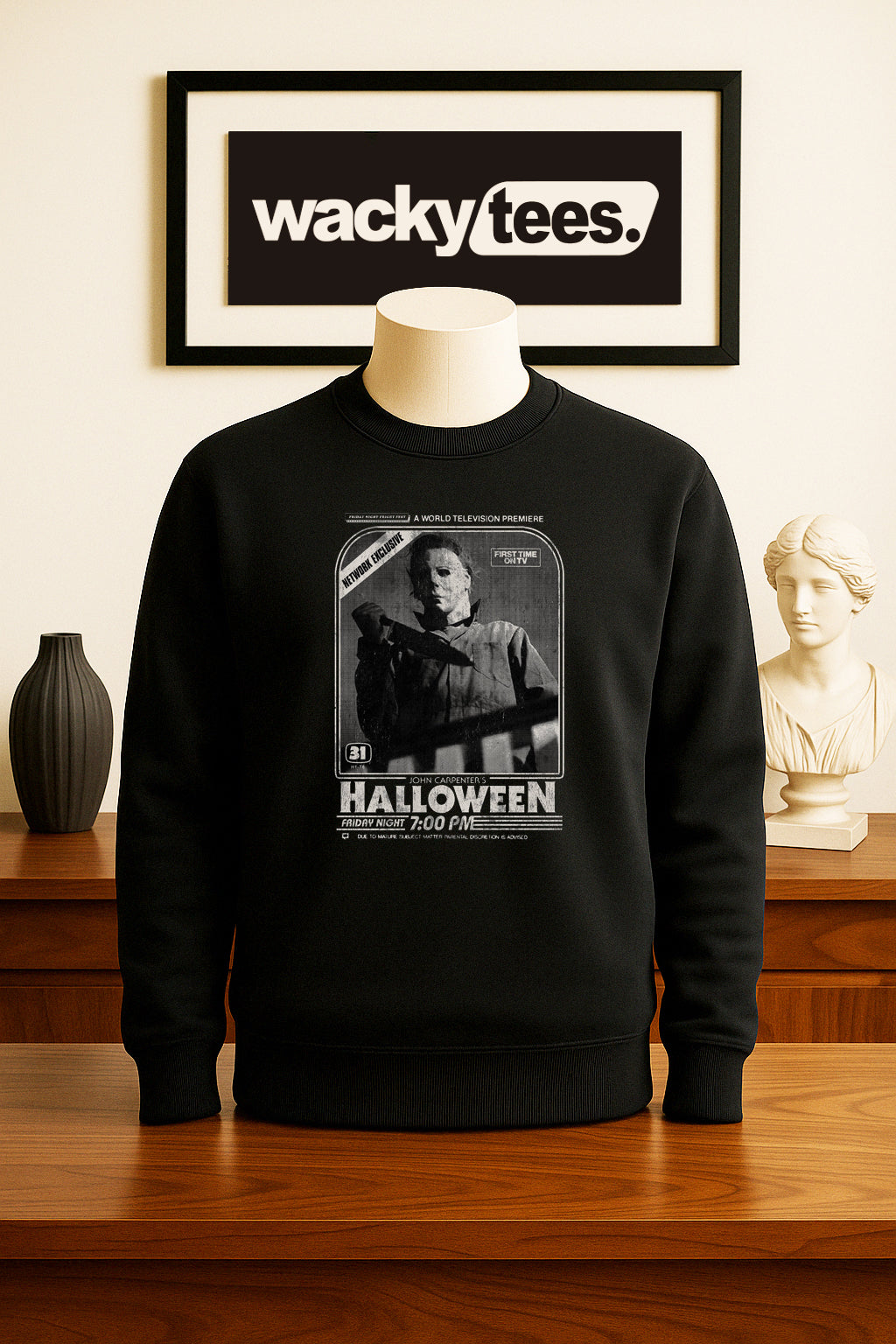 Halloween World Television Premiere Horror Michael Graphic Tee Shirt