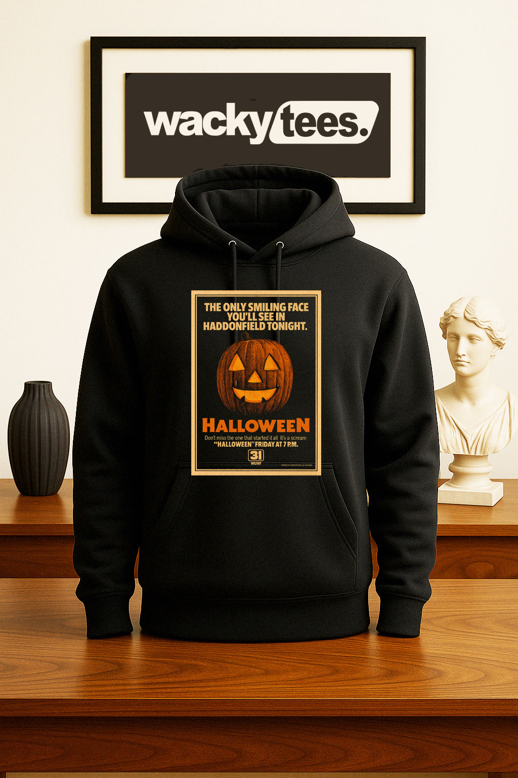 Halloween TV Showing Premiere 70s Showing Poster Graphic Tee Shirt