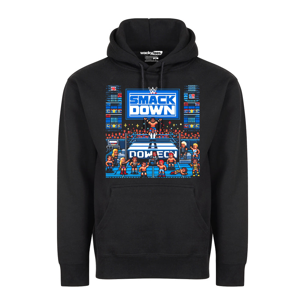 Wrestling Smack Down 8-Bit Gaming System Style Graphic Tee Shirt