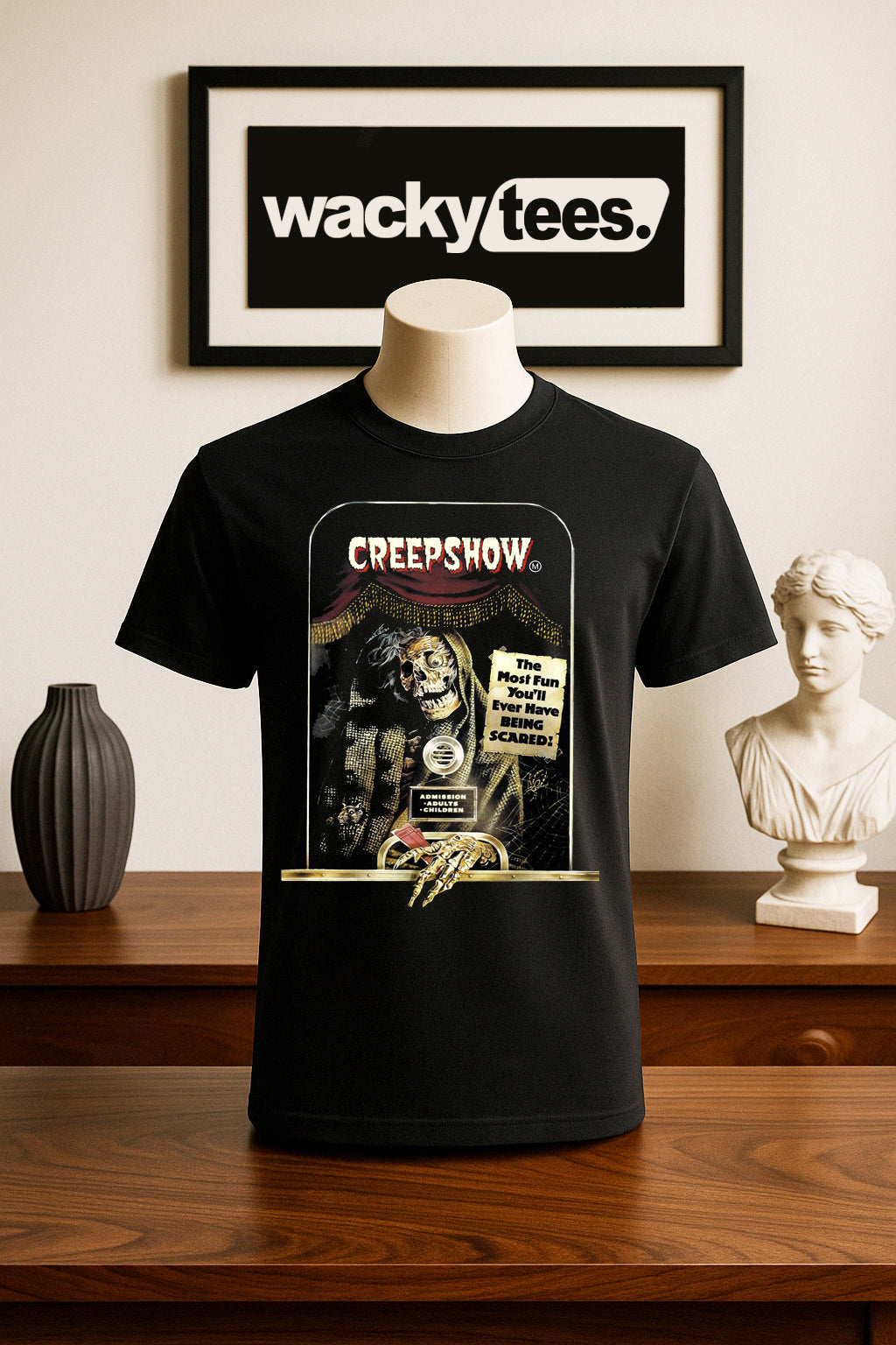 Creepshow The Most Fun You'll Ever Have Horror Terror Graphic Tee Shir ...