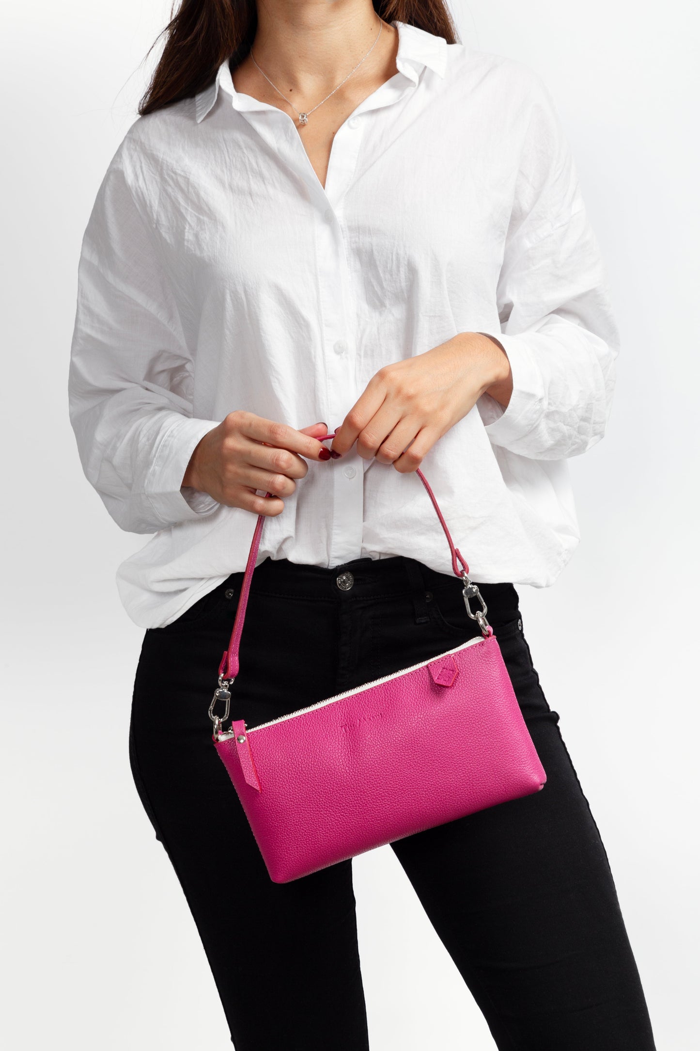 Tin Marin - Elia Convertible Leather Bag – Clutch, Shoulder & Crossbody