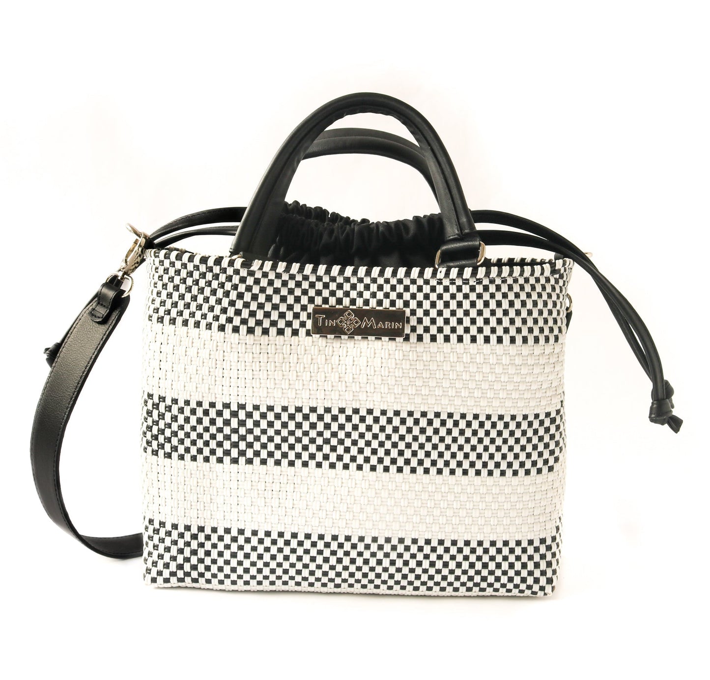 Tin Marin - Lolo Medium Woven Crossbody Drawstring Bag