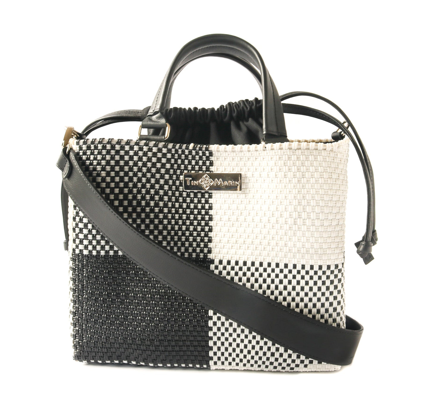 Tin Marin - Lucy Medium Woven Crossbody Drawstring Bag