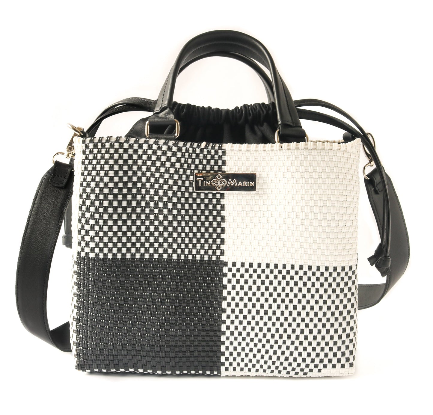 Tin Marin - Lucy Medium Woven Crossbody Drawstring Bag