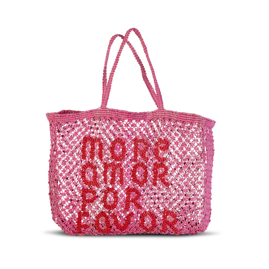 Tin Marin - More Amor Por Favor Woven Jute Tote