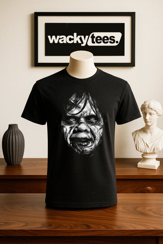 The Exorcist Face Horror Terror Halloween Graphic Tee Shirt