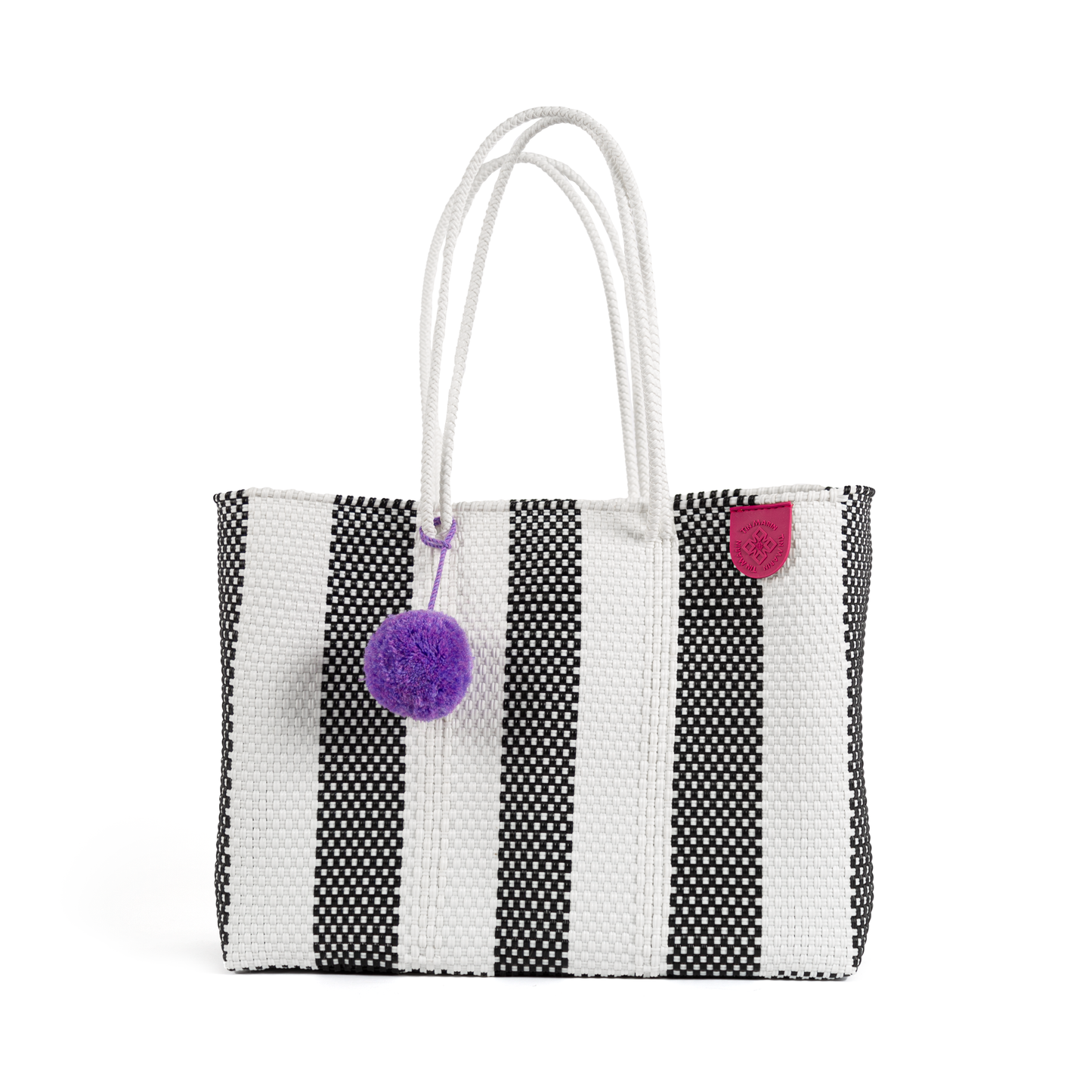 Tin Marin - Zebra Woven Super Tote