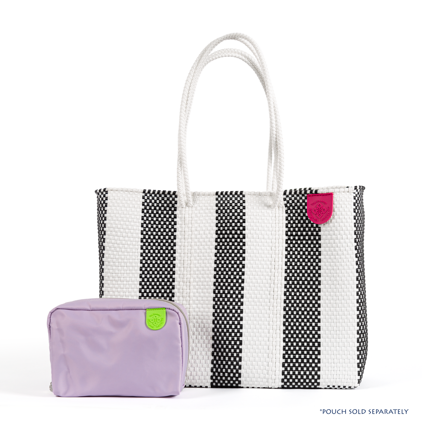 Tin Marin - Zebra Woven Super Tote