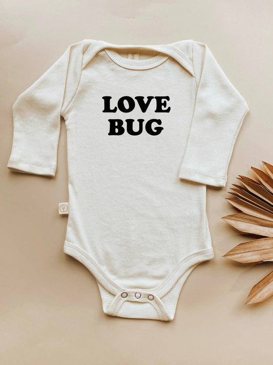 Tenth & Pine - Love Bug Organic Bodysuit Long Sleeve