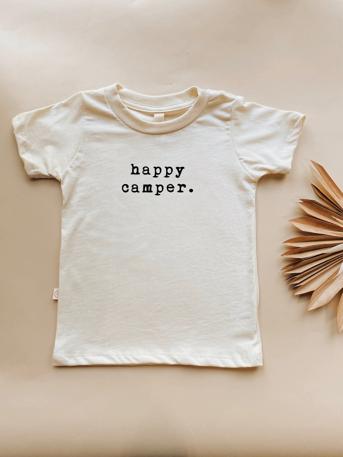 Tenth & Pine - Happy Camper Organic Cotton Short Sleeve Toddler T-Shirt