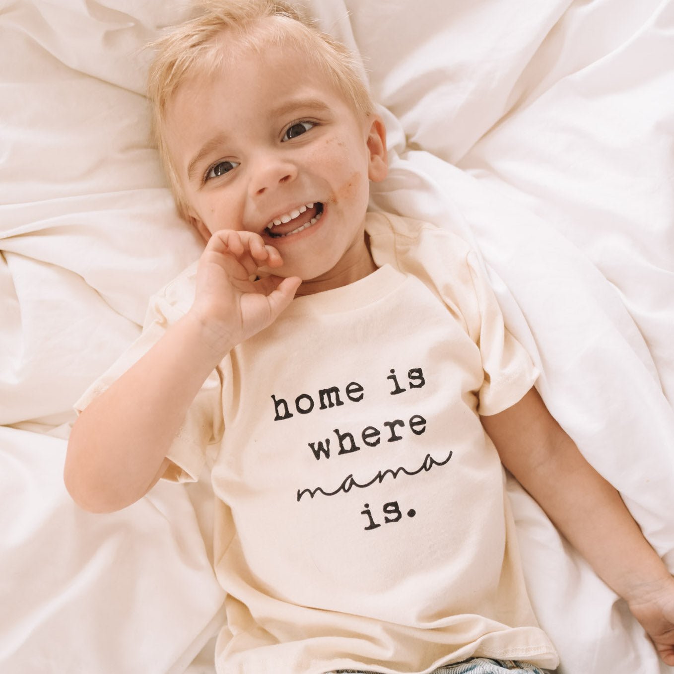 Tenth & Pine - Home is Where Mama Is Organic Kids T-shirt