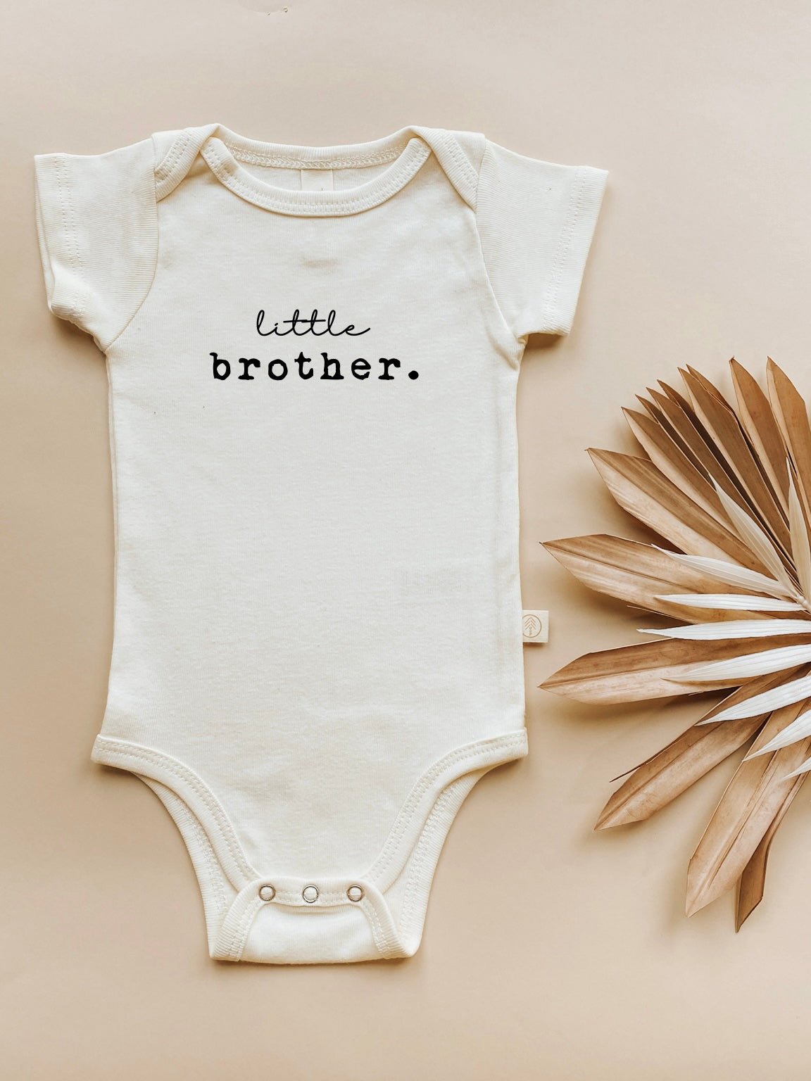 Tenth & Pine = Little Brother Organic Cotton Short Sleeve Baby Bodysuit