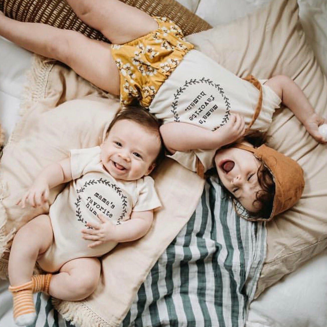 Tenth & Pine - Mama's Favorite Human Organic Baby Bodysuit