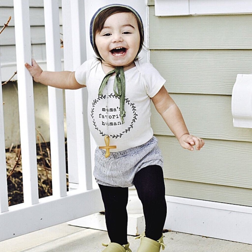 Tenth & Pine - Mama's Favorite Human Organic Baby Bodysuit