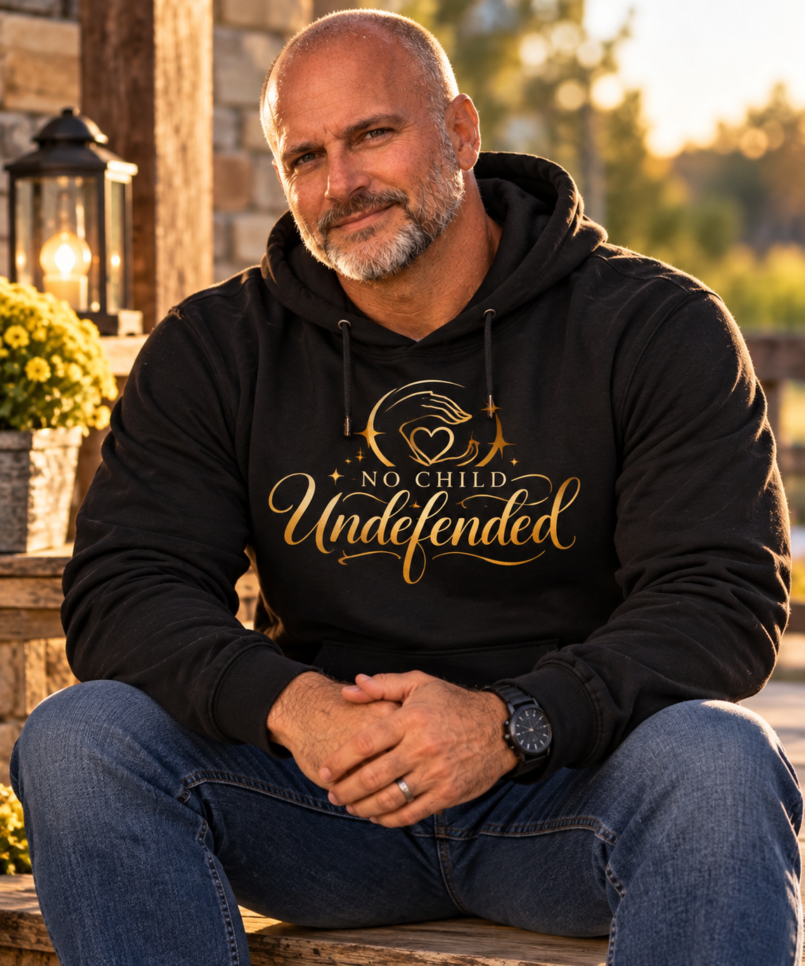 No Child Undefended – Gildan Softstyle Hoodie