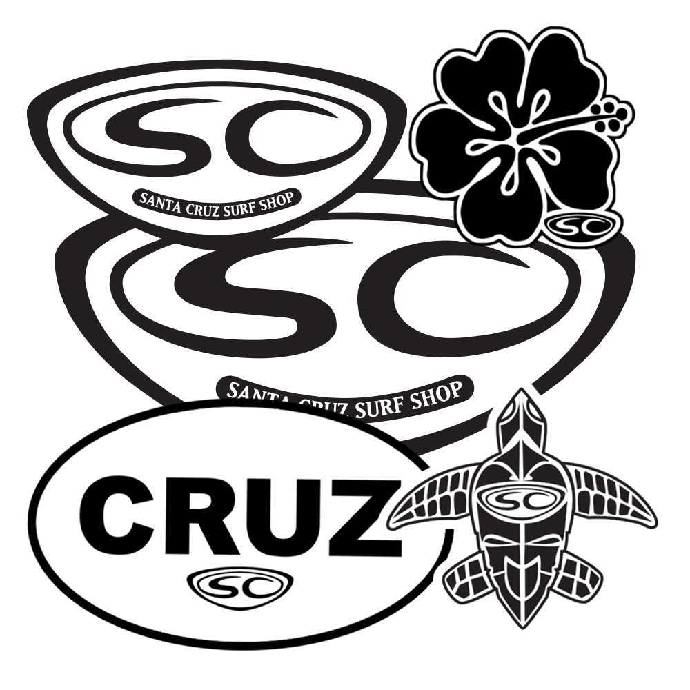 Santa Cruz Surf Shop Sticker Pack