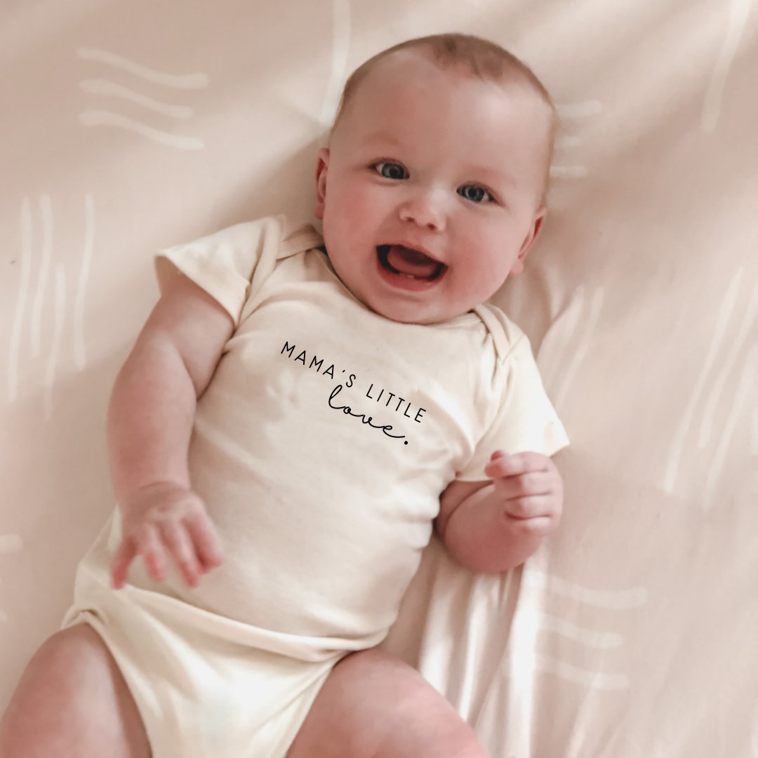 Tenth & Pine - Mama's Little Love Organic Baby Bodysuit