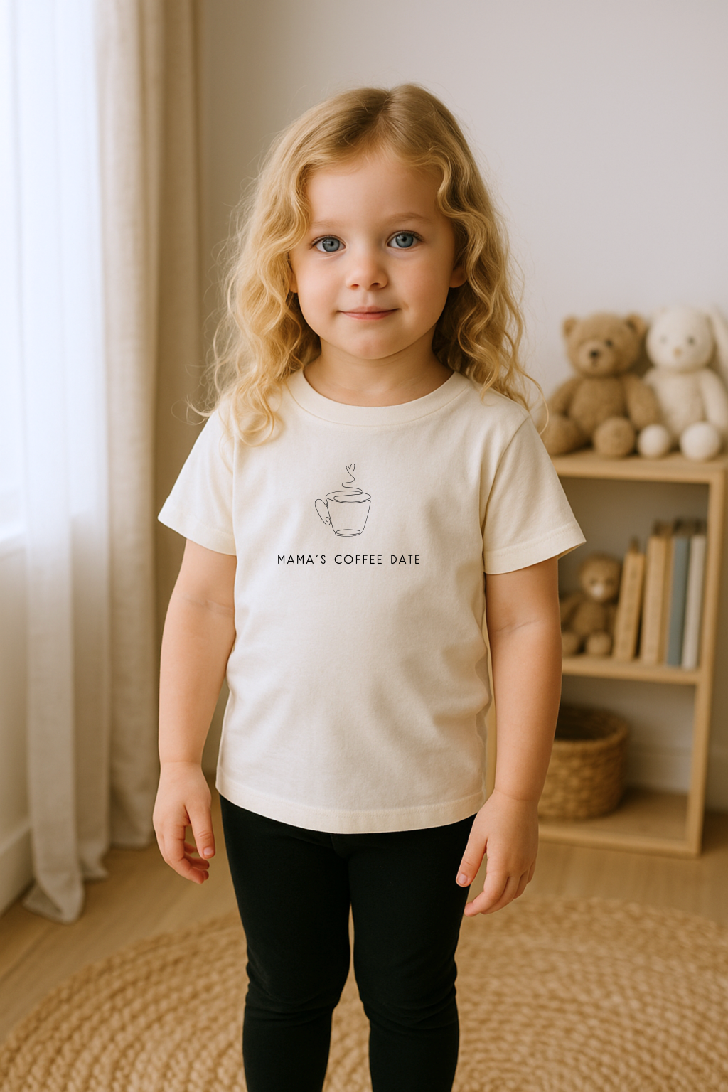 Tenth & Pine - Mama's Coffee Date Organic Kids T-shirt