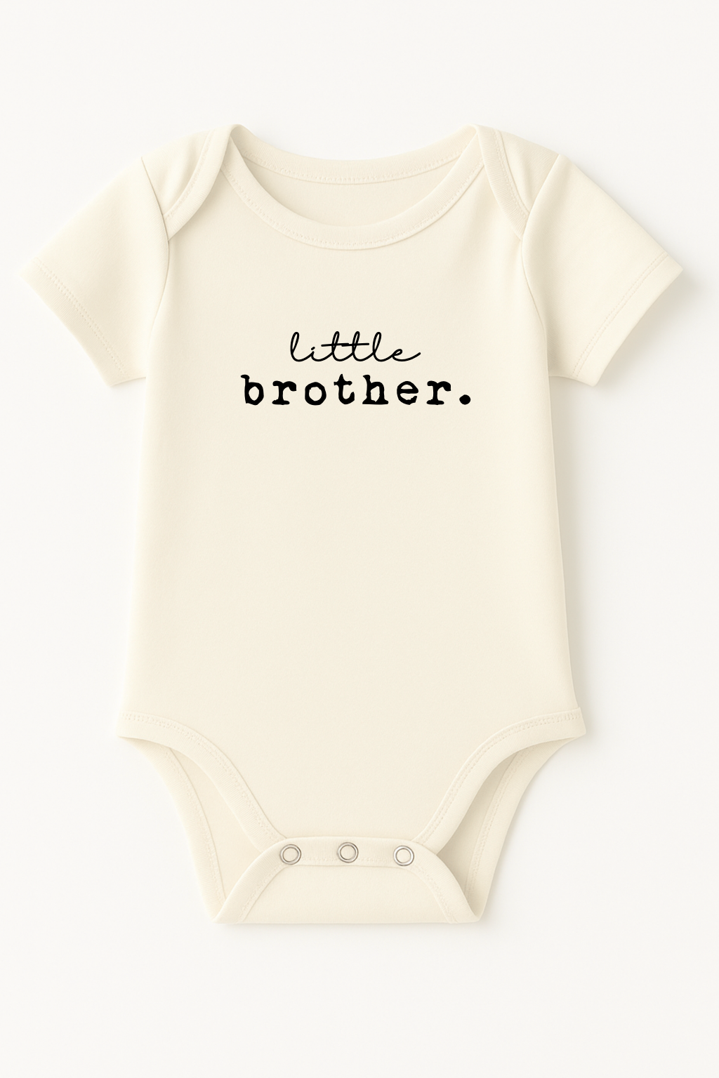 Tenth & Pine = Little Brother Organic Cotton Short Sleeve Baby Bodysuit