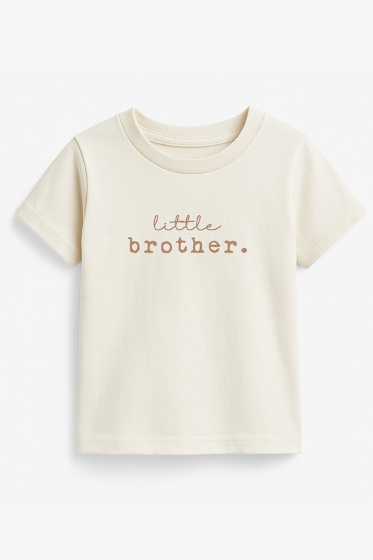 Tenth & Pine - Little Brother Clay Organic Cotton Short Sleeve Toddler T-Shirt