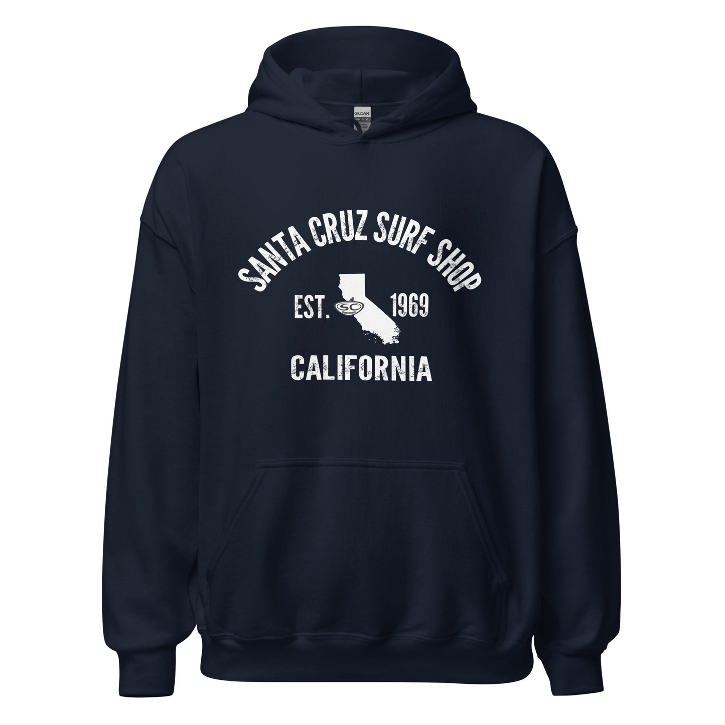 Santa Cruz Surf Shop 1969 Mens Hoodie