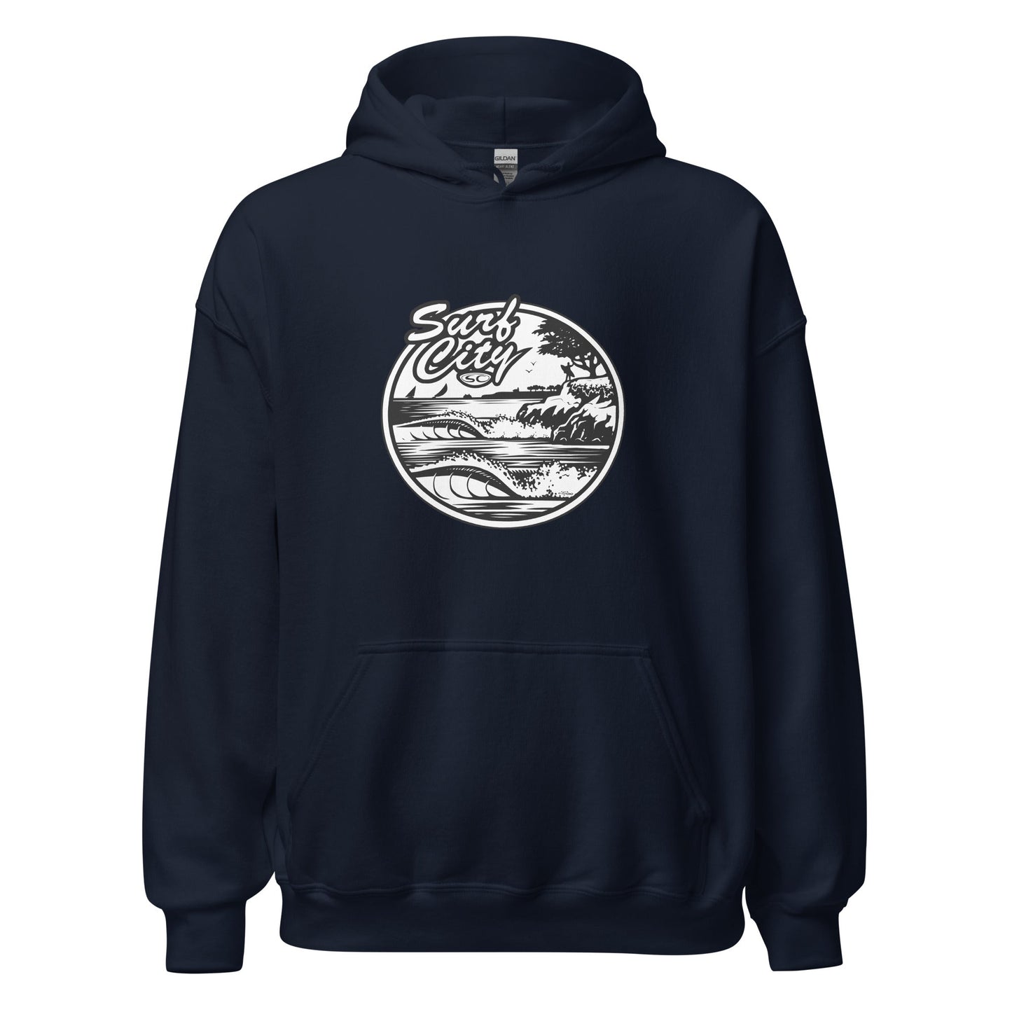 Surf City Daily Driver Mens Hoodie