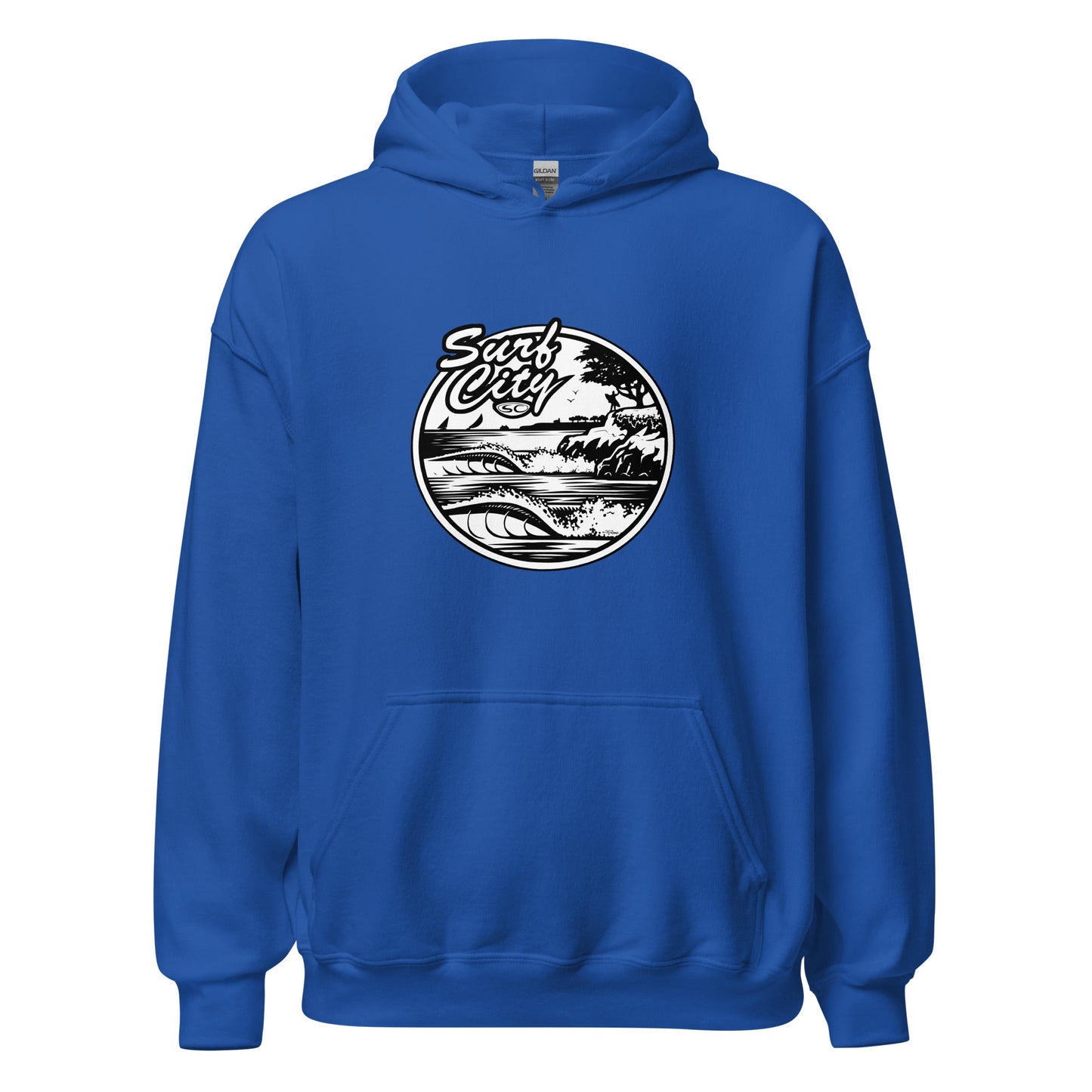 Surf City Daily Driver Mens Hoodie