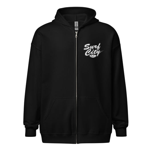 Santa Cruz Surf Shop Surf City Mens Zip Hoodie